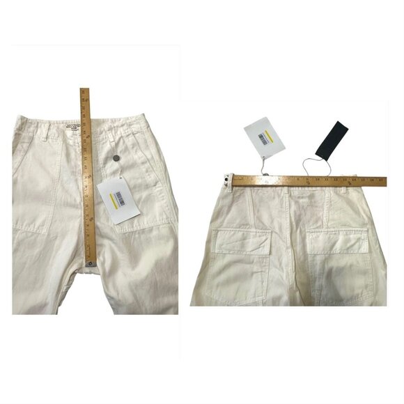 Nili Lotan Luna Pants, Size 4, Eggshell-white, Cotton/Linen, NWT $355 - Picture 13 of 14